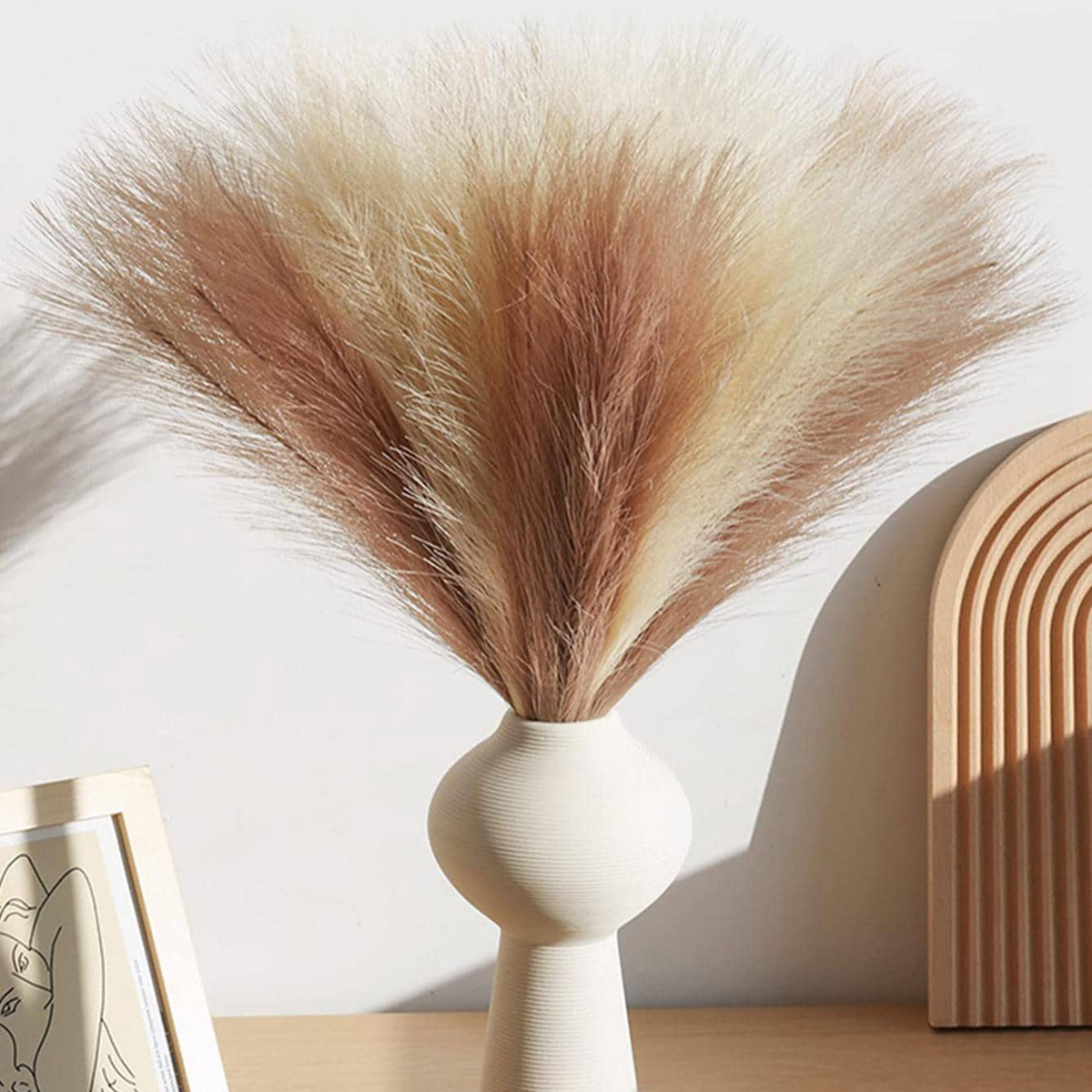 10/20Pc Pampas Grass Reed Arti – Pampas Grass Decor Bewertung und Preis