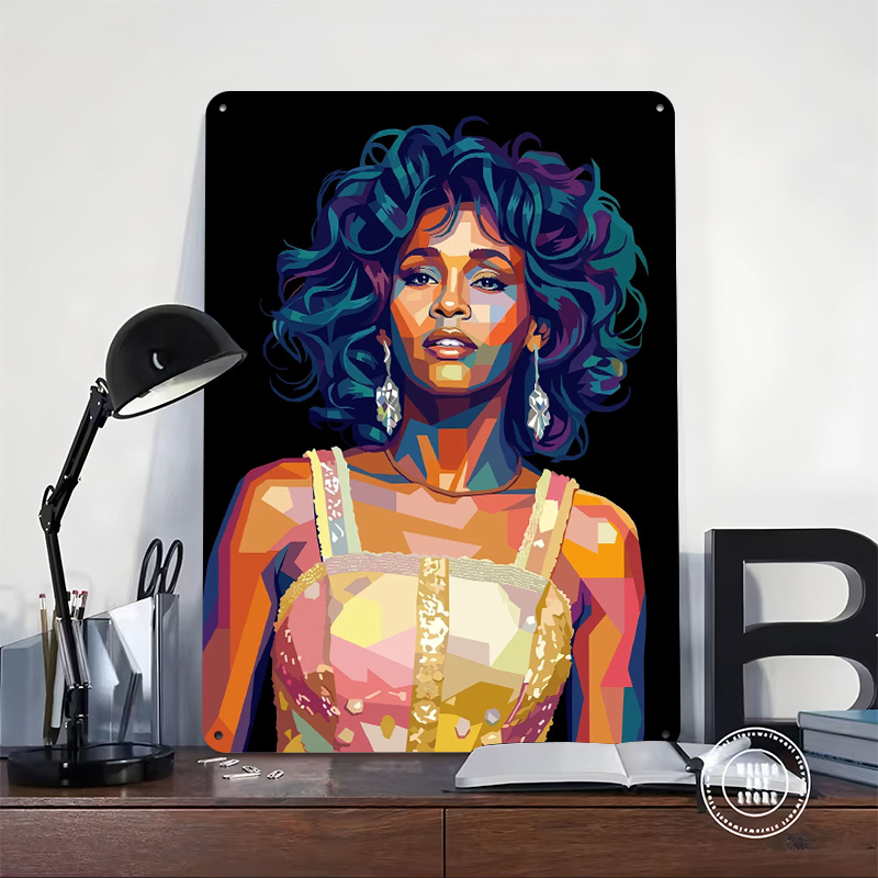 Whitney Houston Pop Art Portra – Home Decor Houston Bewertung und Preis