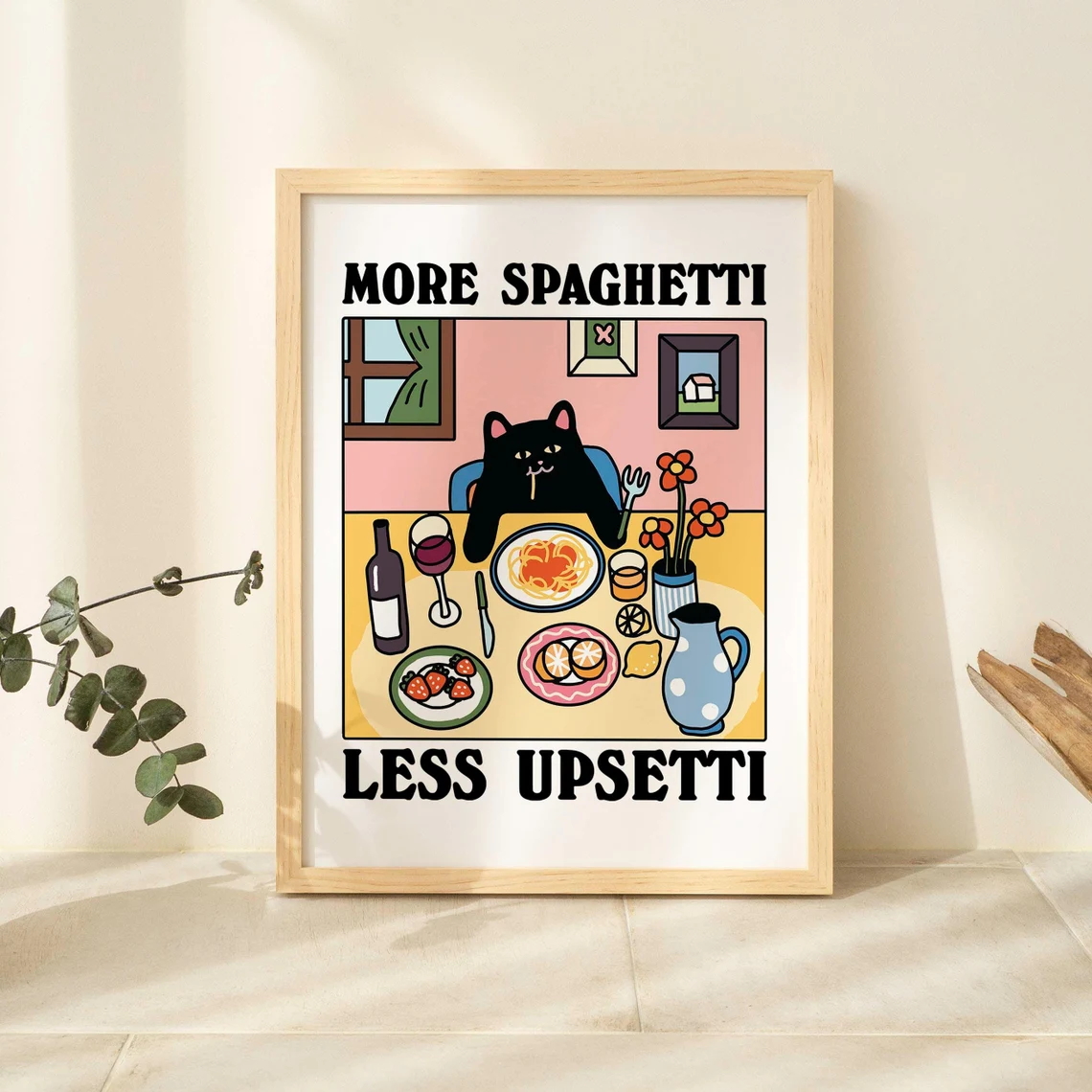 More Spaghetti Less Regretti B – Home Decor Cat Bewertung und Preis