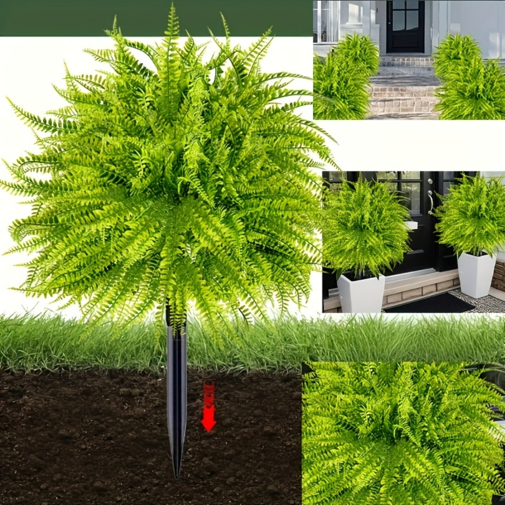 2pcs UV-Resistant Faux Pampas  – Pampas Grass Decor Bewertung und Preis