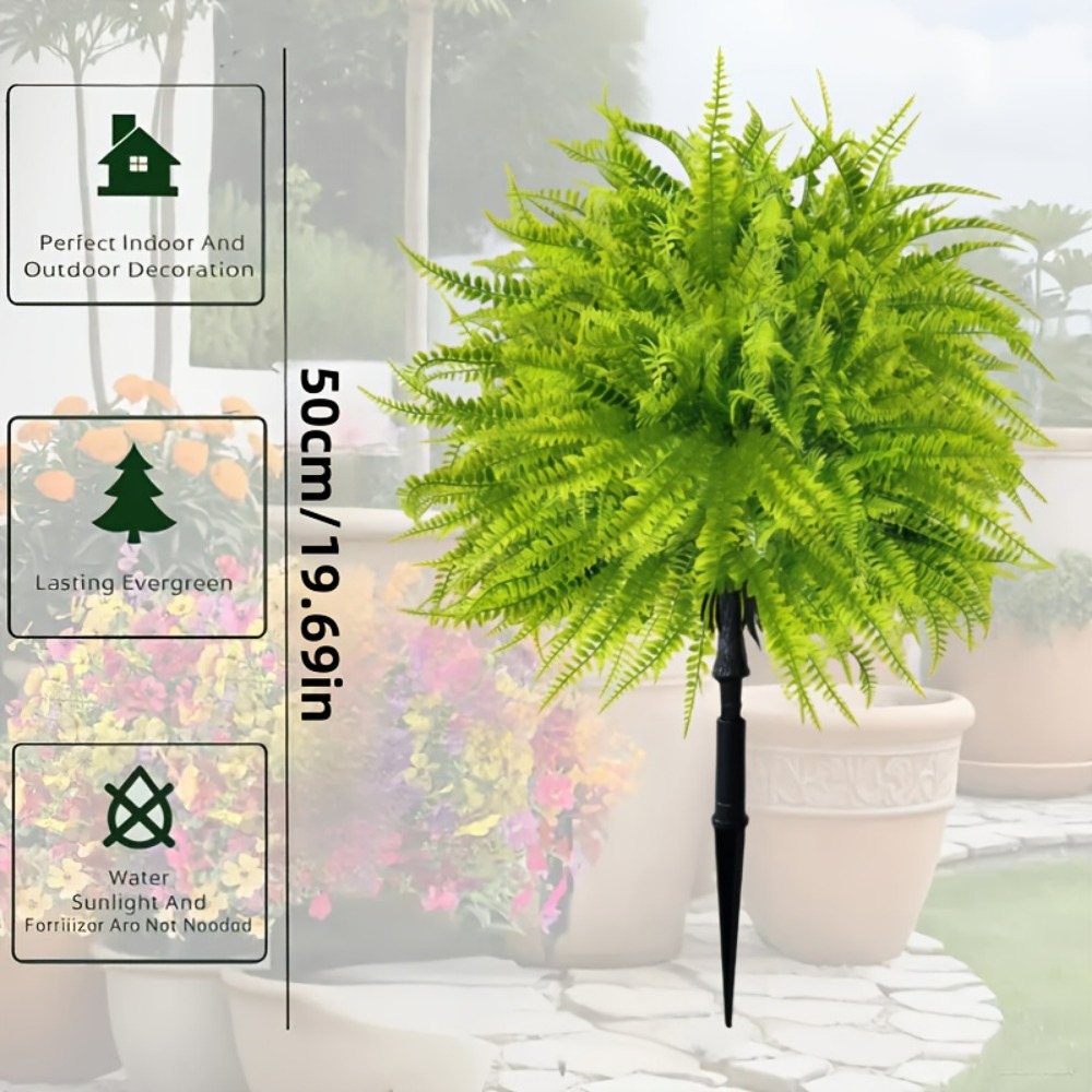 2pcs UV-Resistant Faux Pampas  – Pampas Grass Decor Bewertung und Preis