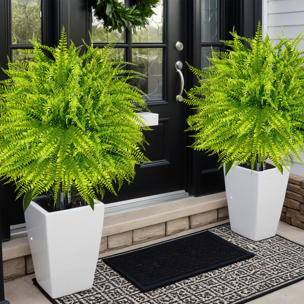 2pcs UV-Resistant Faux Pampas  – Pampas Grass Decor Bewertung und Preis