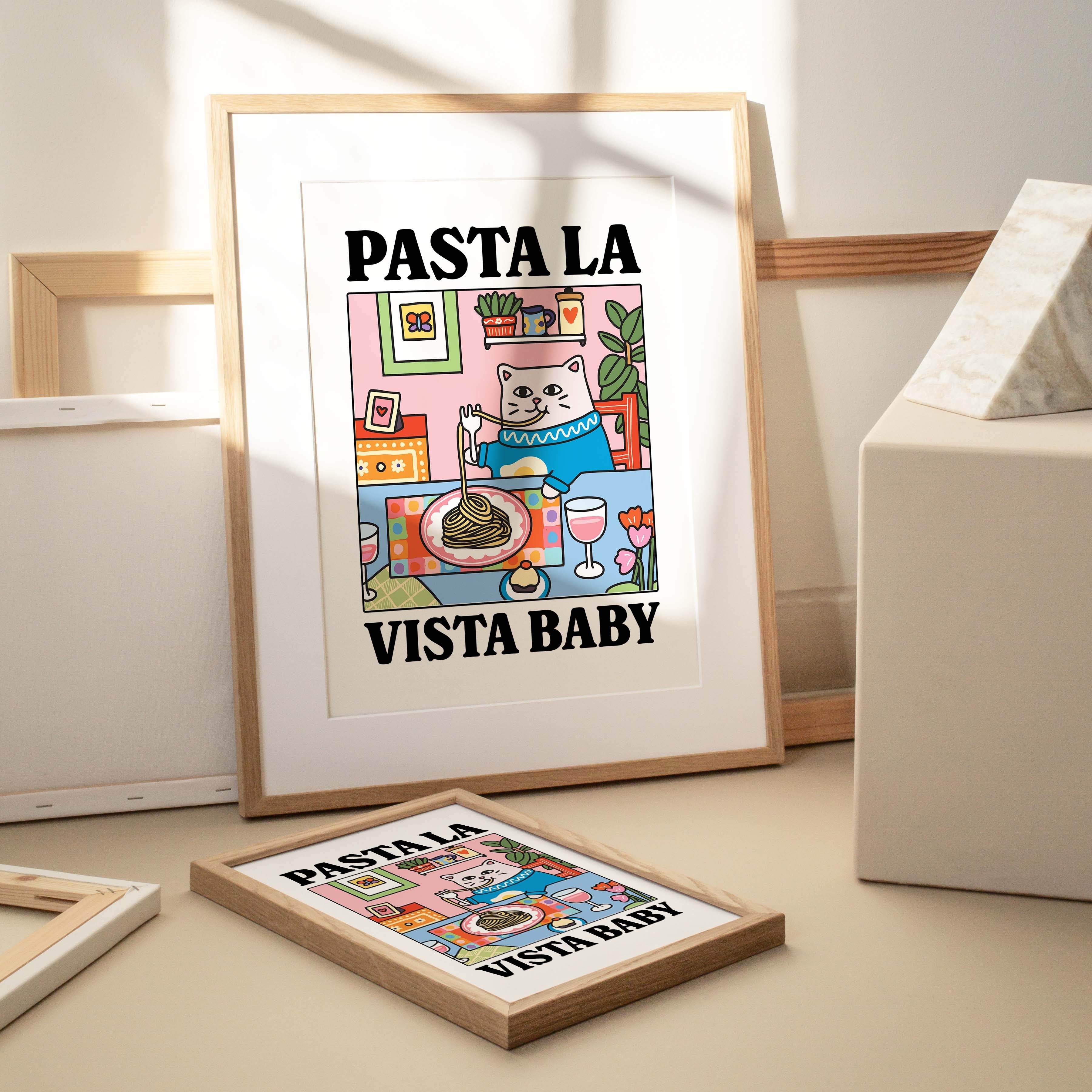 Pasta La Vista Baby Cartoon Ca – Home Decor Cat Bewertung und Preis