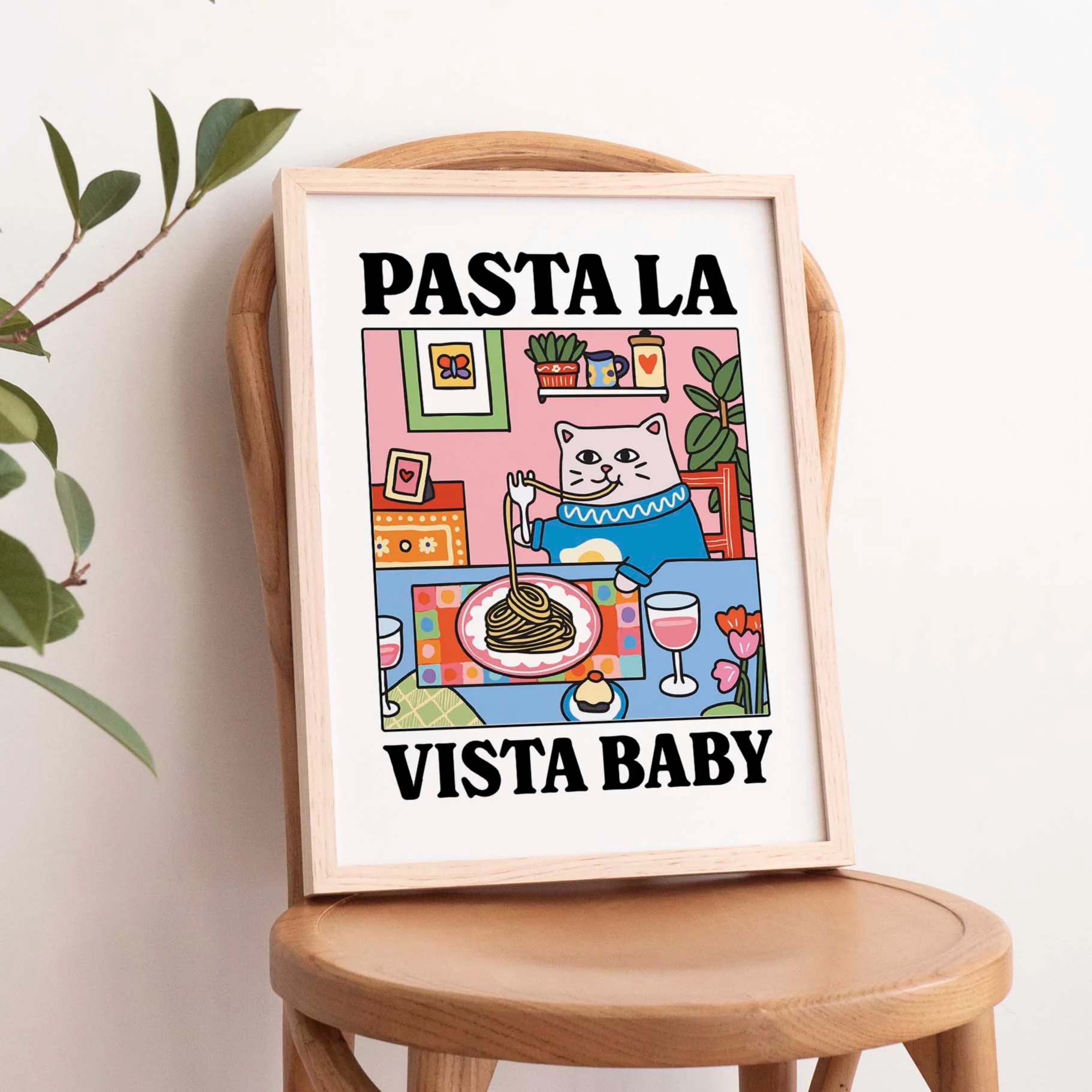 Pasta La Vista Baby Cartoon Ca – Home Decor Cat Bewertung und Preis