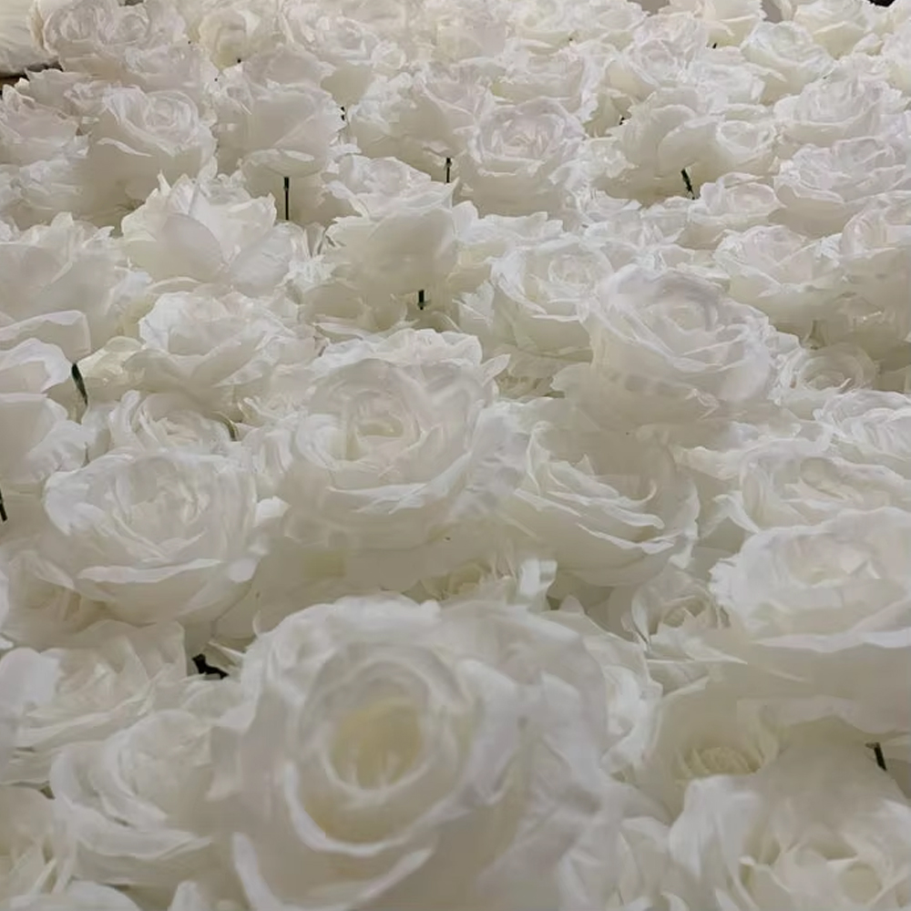 Uflower 3D White Rose Cloth Cu – Home Decor Event Bewertung und Preis
