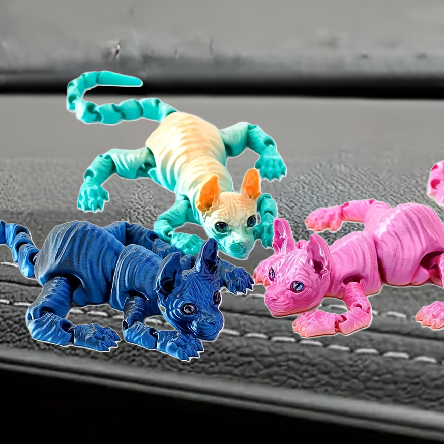 1pc 3D Printed Sphynx Cat Figu – Home Decor Cat Bewertung und Preis