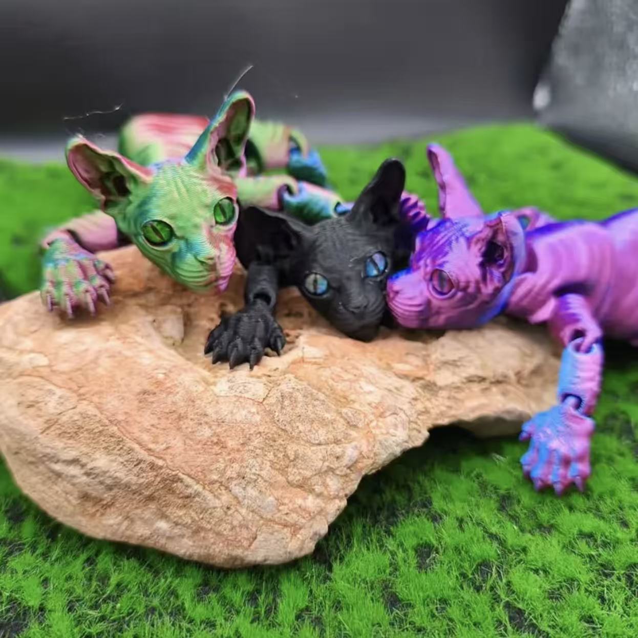1pc 3D Printed Sphynx Cat Figu – Home Decor Cat Bewertung und Preis