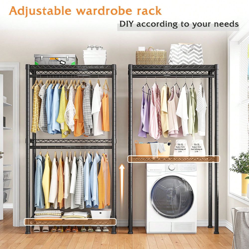 Heavy Duty Adjustable Metal Cl – Home Decor On Wheels Bewertung und Preis