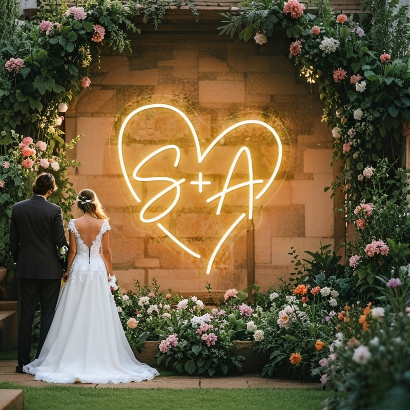 Custom Initials Heart LED Neon – Home Decor Ideas Bewertung und Preis