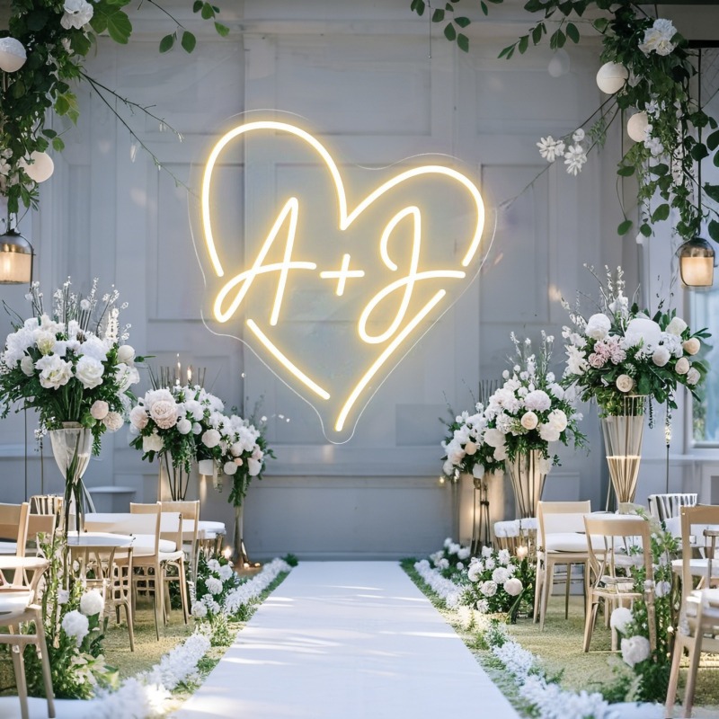 Custom Initials Heart LED Neon – Home Decor Ideas Bewertung und Preis