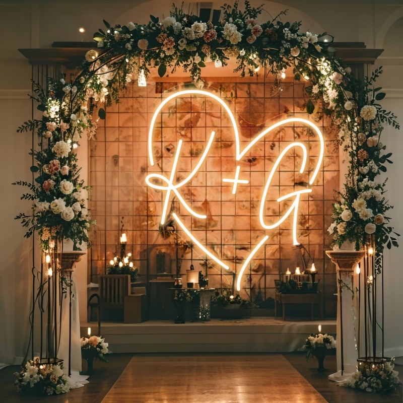 Custom Initials Heart LED Neon – Home Decor Ideas Bewertung und Preis
