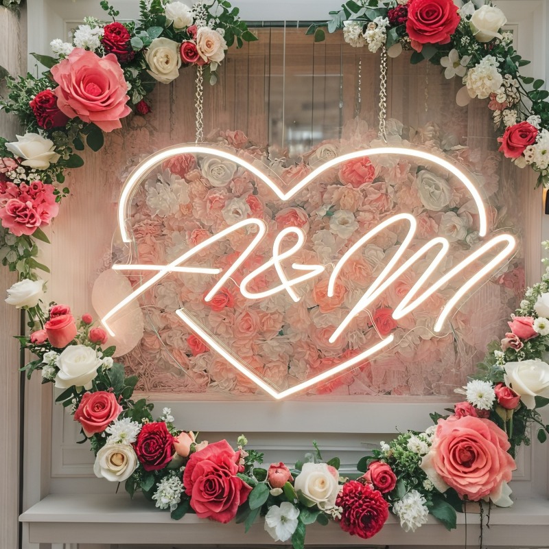 Custom Initials Heart LED Neon – Home Decor Ideas Bewertung und Preis