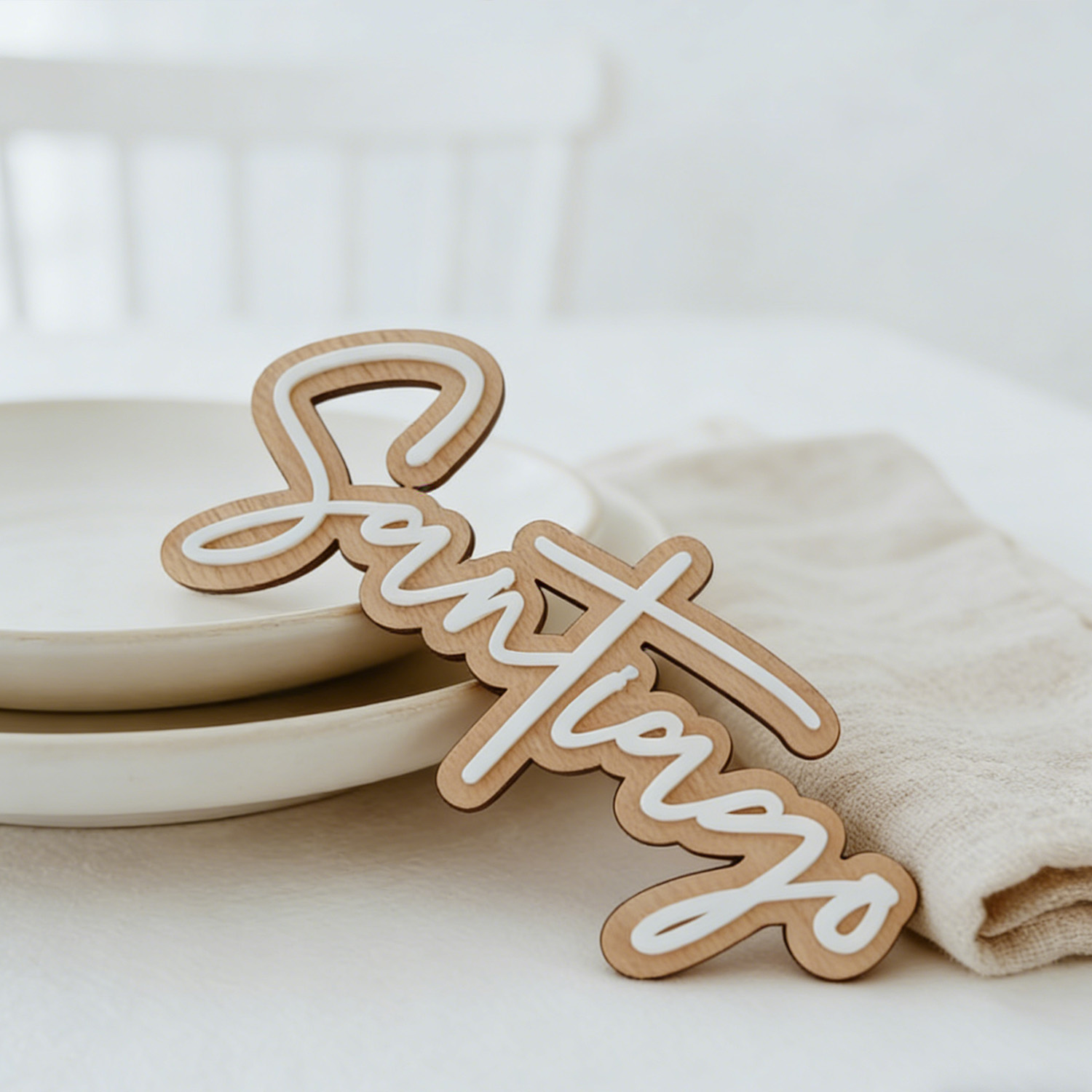 1Pc Custom Name Cute White Woo – Home Decor Diy Bewertung und Preis