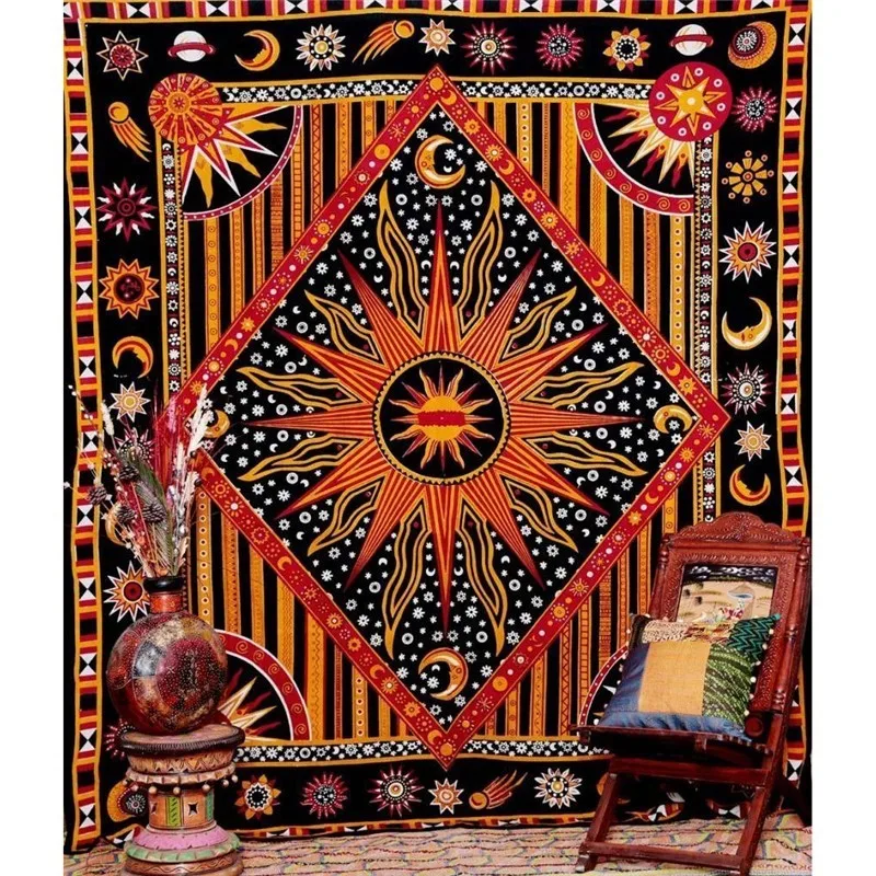 Indian Tarot Divination Mandal – Home Decor Hippie Bewertung und Preis