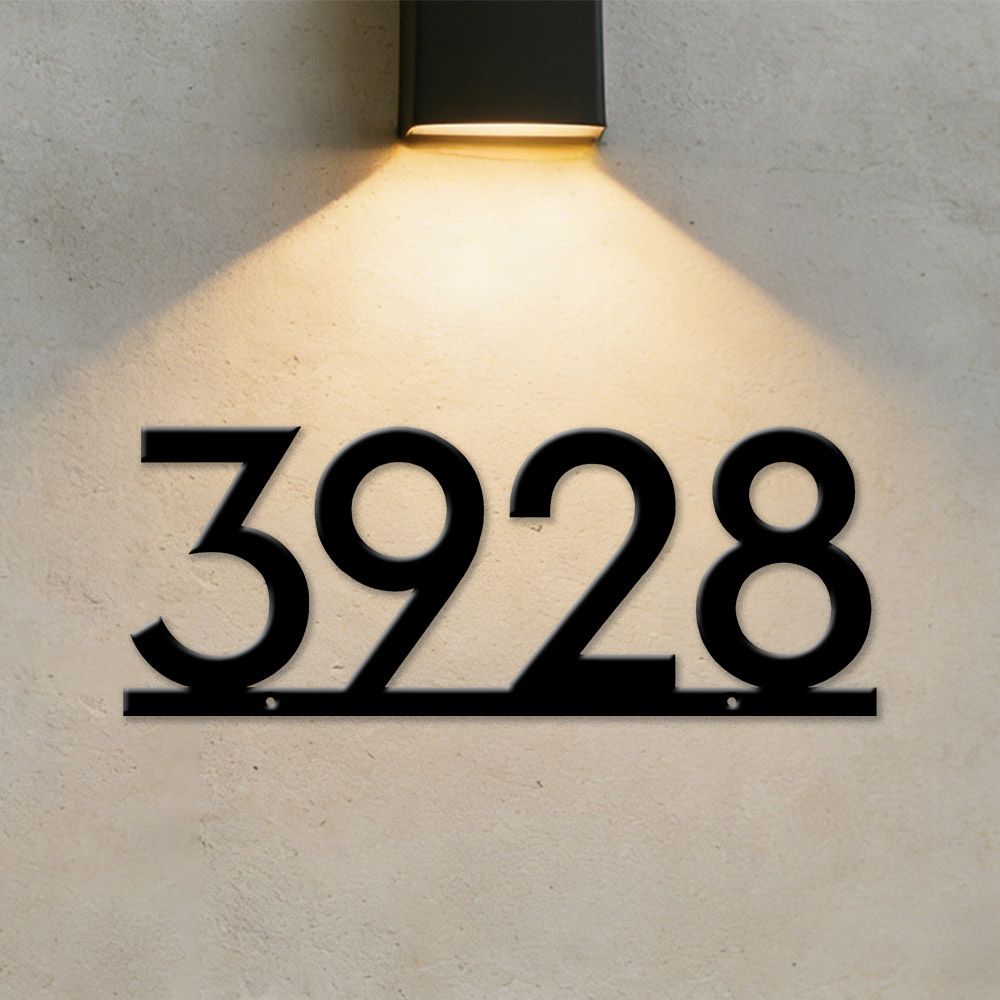 Custom Metal House Number Sign – Home Decor Nearby Bewertung und Preis