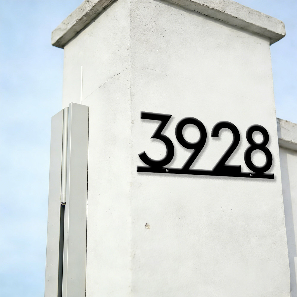 Custom Metal House Number Sign – Home Decor Nearby Bewertung und Preis