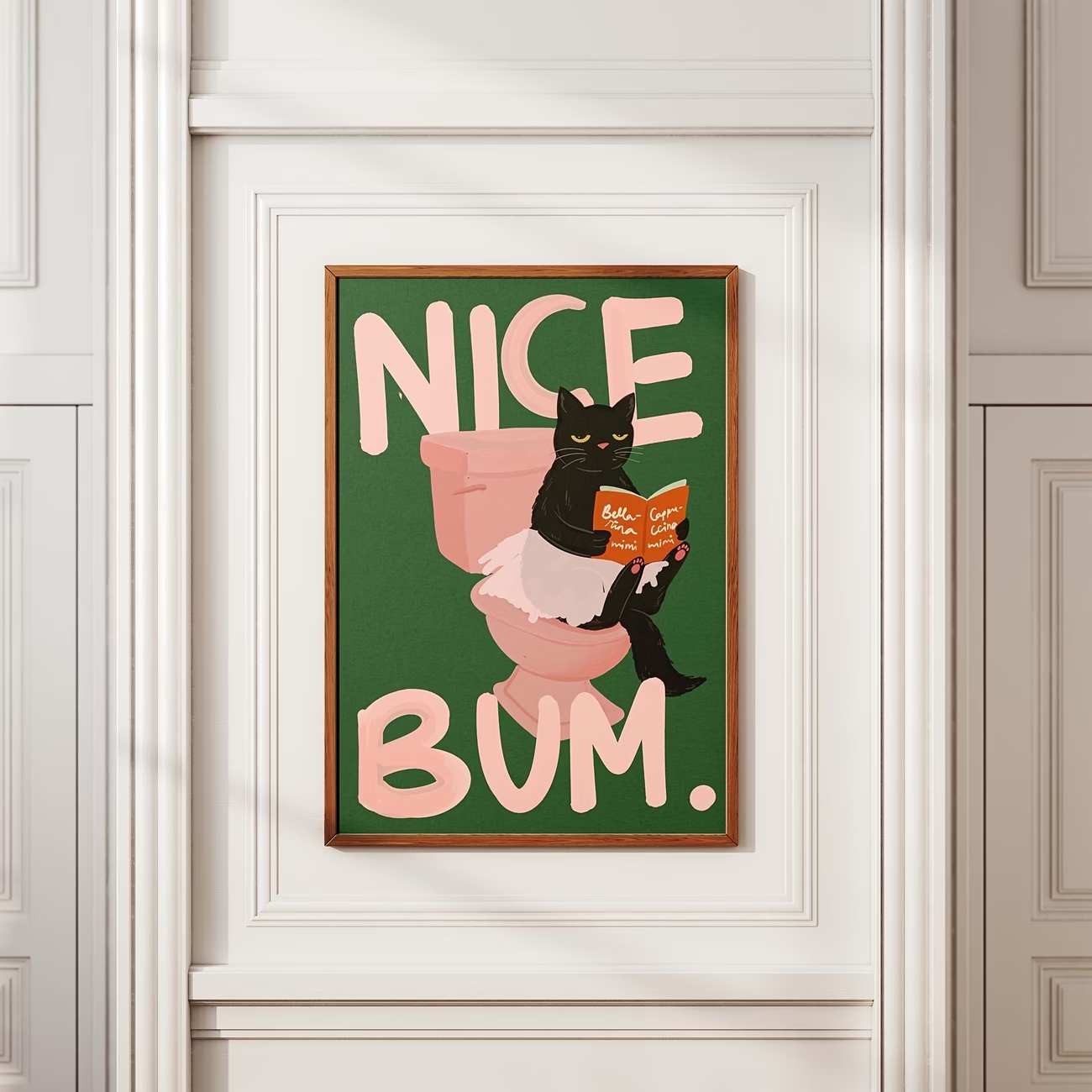 Modern Nice Bum Black Cat Wall – Home Decor Cat Bewertung und Preis