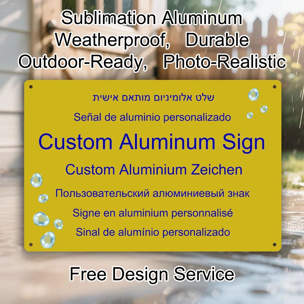 Custom Aluminum Sign Personali – Home Decor Garden Bewertung und Preis