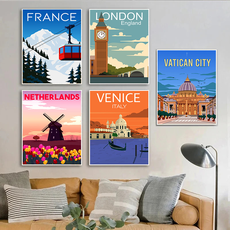 Modern City Landmarks Beijing  – Home Decor Jakarta Bewertung und Preis