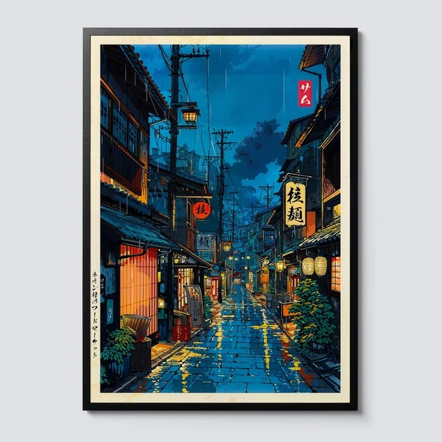 Japanese Tokyo Teahouse Cartoo – Home Decor Tokyo Bewertung und Preis