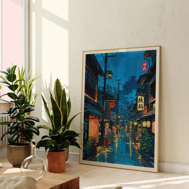Japanese Tokyo Teahouse Cartoo – Home Decor Tokyo Bewertung und Preis