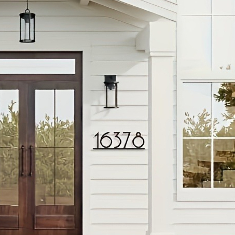 Custom Metal Address Number Si – Home Decor Nearby Bewertung und Preis