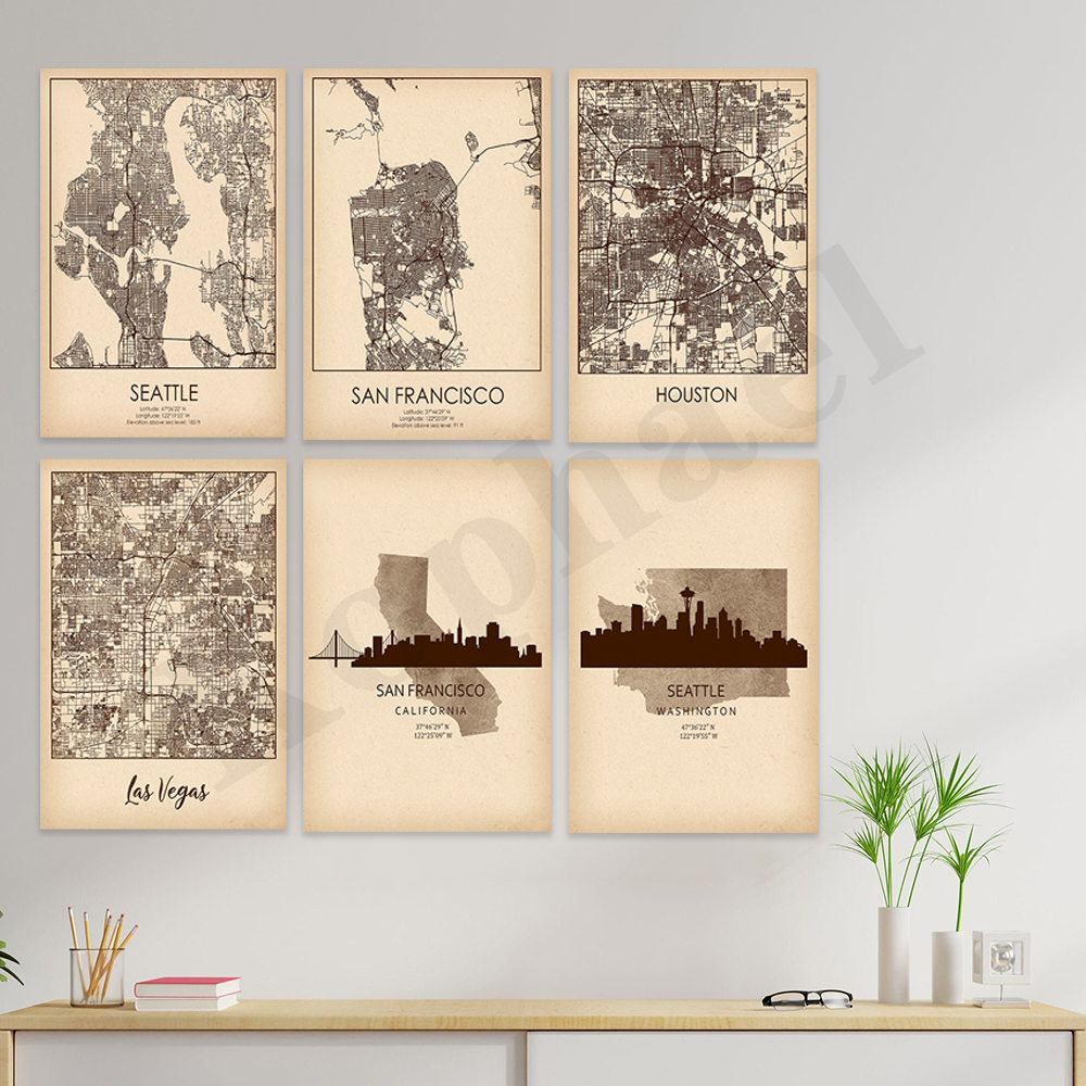 Seattle San Francisco Las Vega – Home Decor Houston Bewertung und Preis