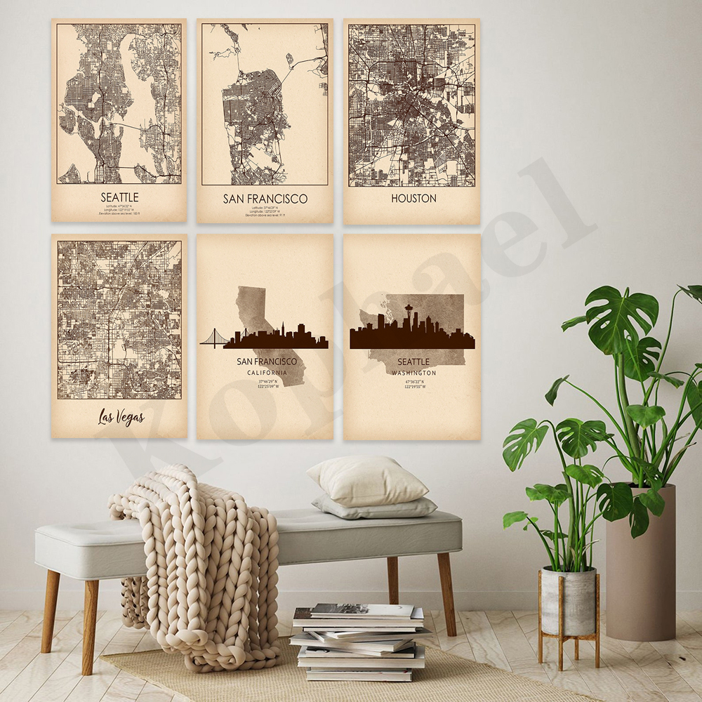 Seattle San Francisco Las Vega – Home Decor Houston Bewertung und Preis