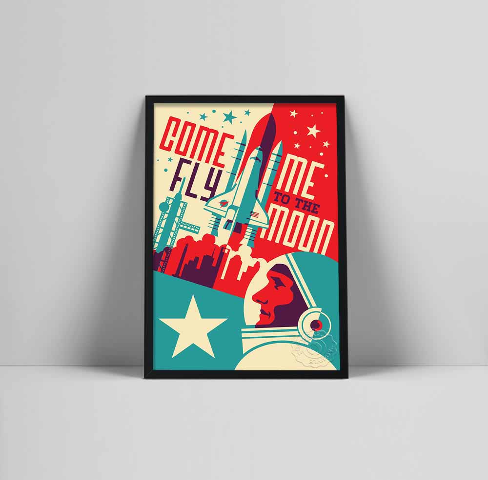 Houston Texas Space City Canva – Home Decor Houston Bewertung und Preis