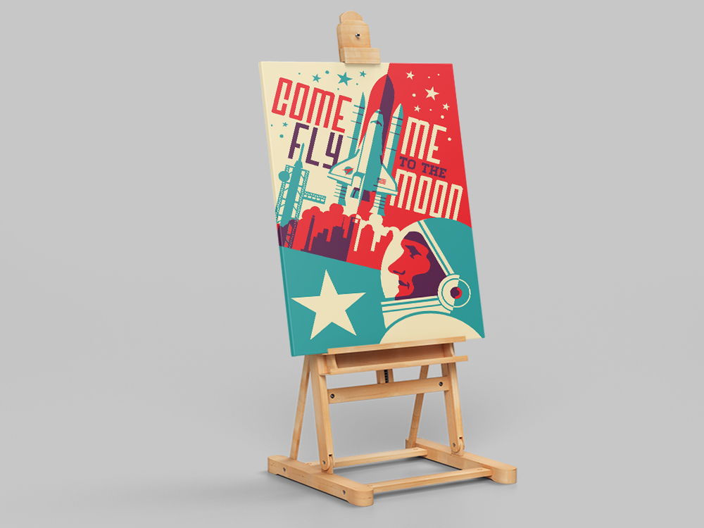 Houston Texas Space City Canva – Home Decor Houston Bewertung und Preis
