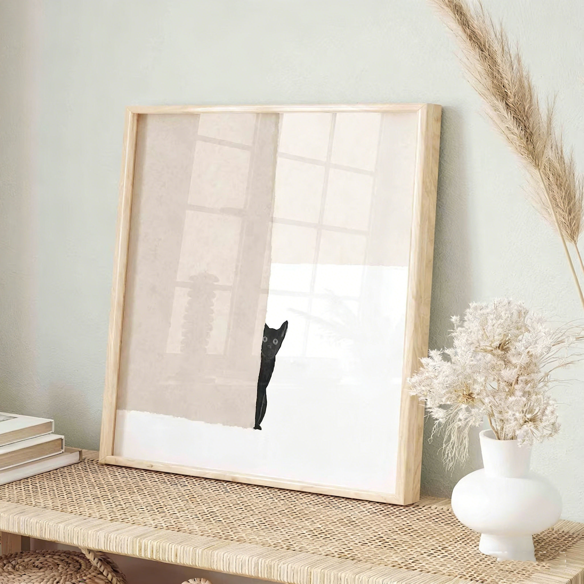 Abstract Black Cat Poster, Pri – Home Decor Cat Bewertung und Preis