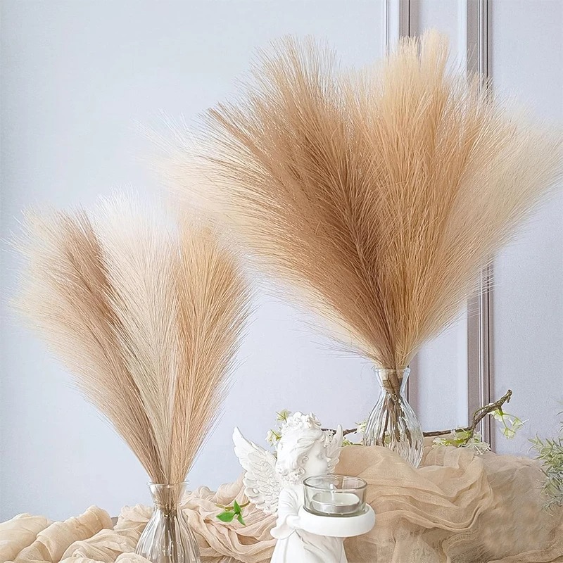 5/10Pcs 55CM Artificial Pampas – Pampas Grass Decor Bewertung und Preis