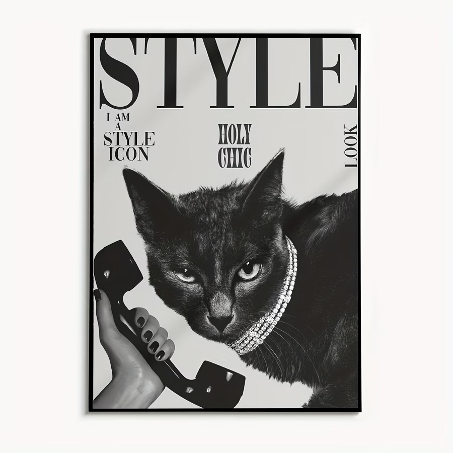 Retro Black Cat Making And Rec – Home Decor Cat Bewertung und Preis