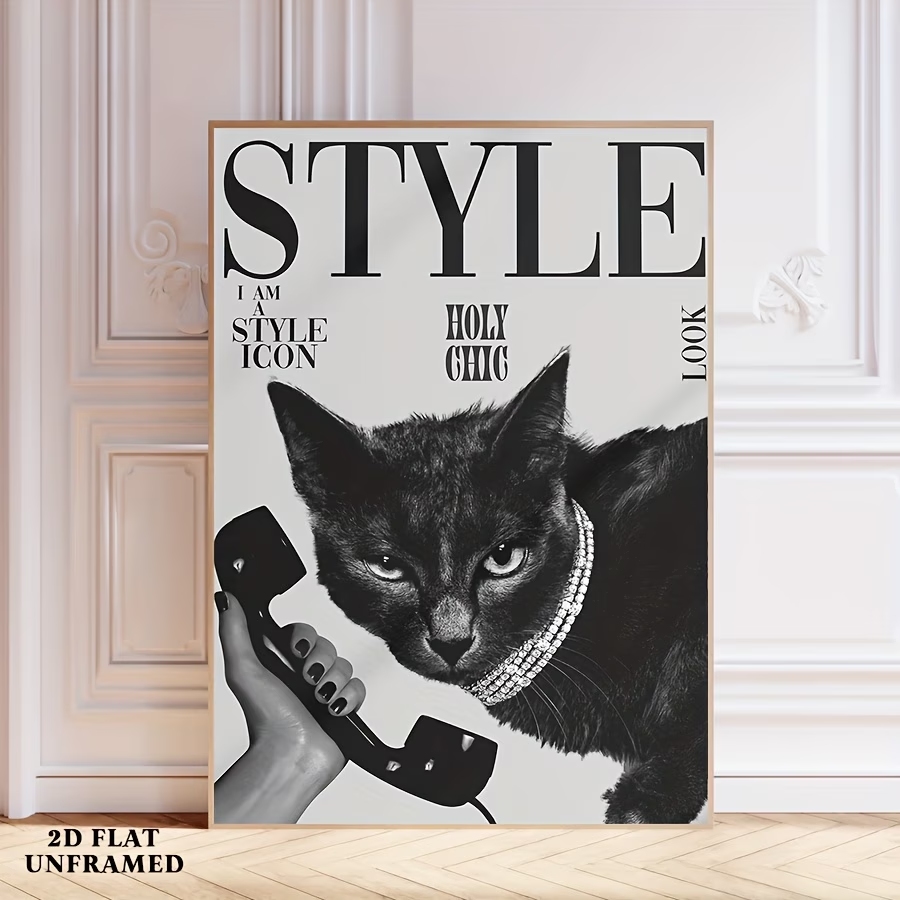 Retro Black Cat Making And Rec – Home Decor Cat Bewertung und Preis