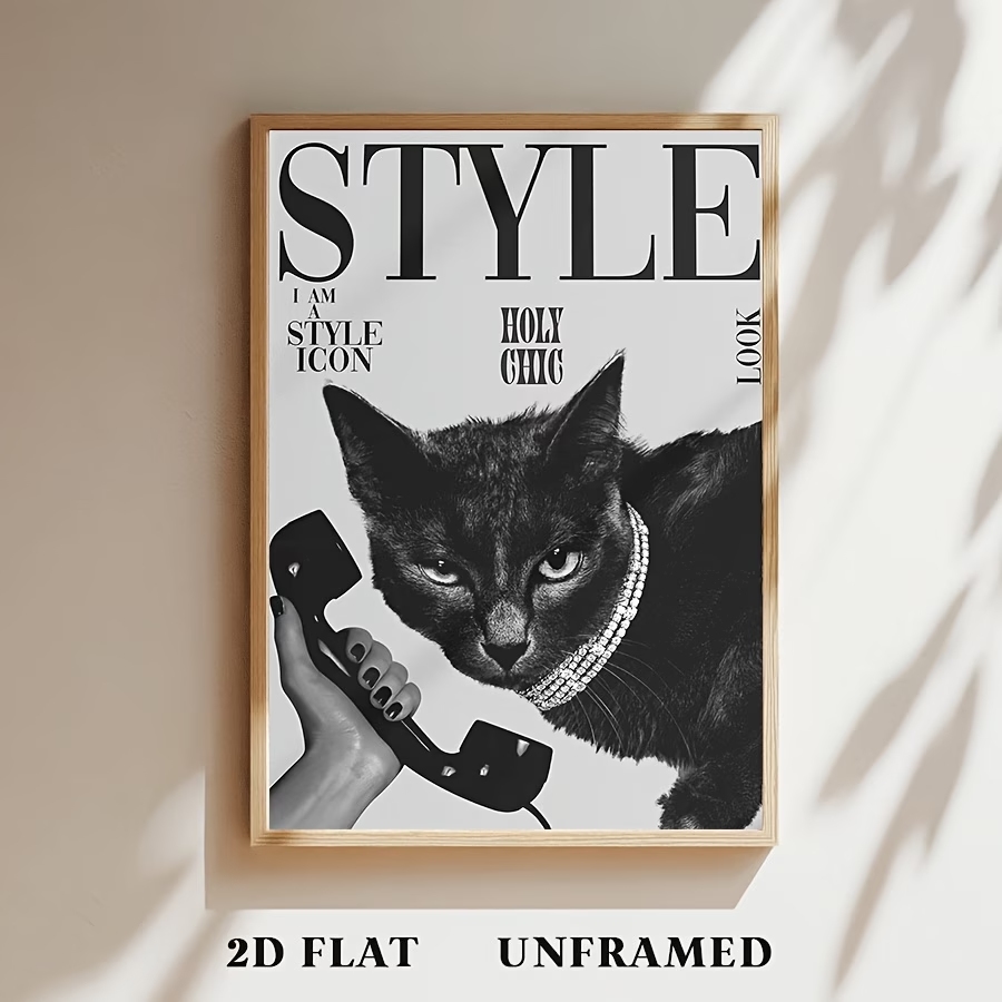 Retro Black Cat Making And Rec – Home Decor Cat Bewertung und Preis