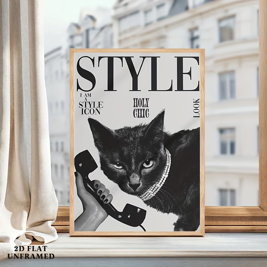 Retro Black Cat Making And Rec – Home Decor Cat Bewertung und Preis