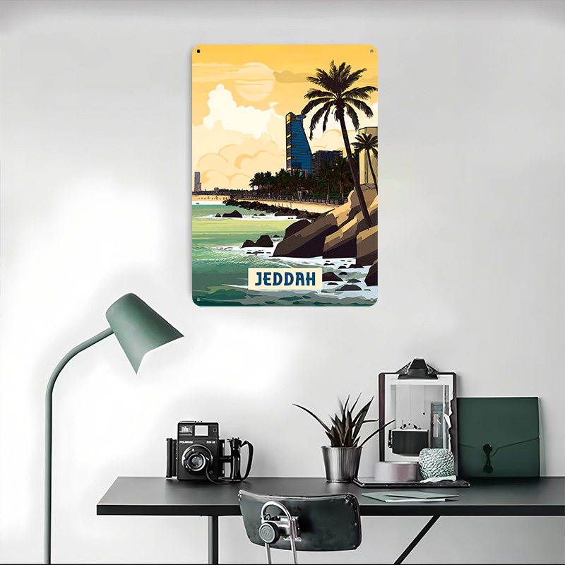 Jeddah Poster Customized Vinta – Home Decor Jeddah Bewertung und Preis