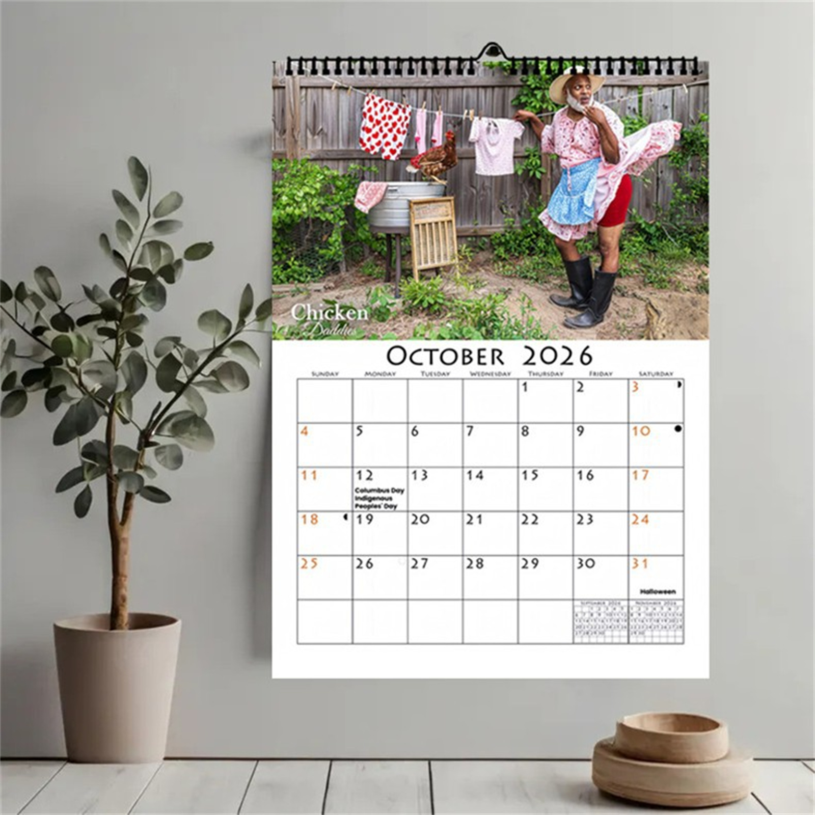 2026 Funny Chicken Daddy Wall  – Home Decor Ideas Bewertung und Preis