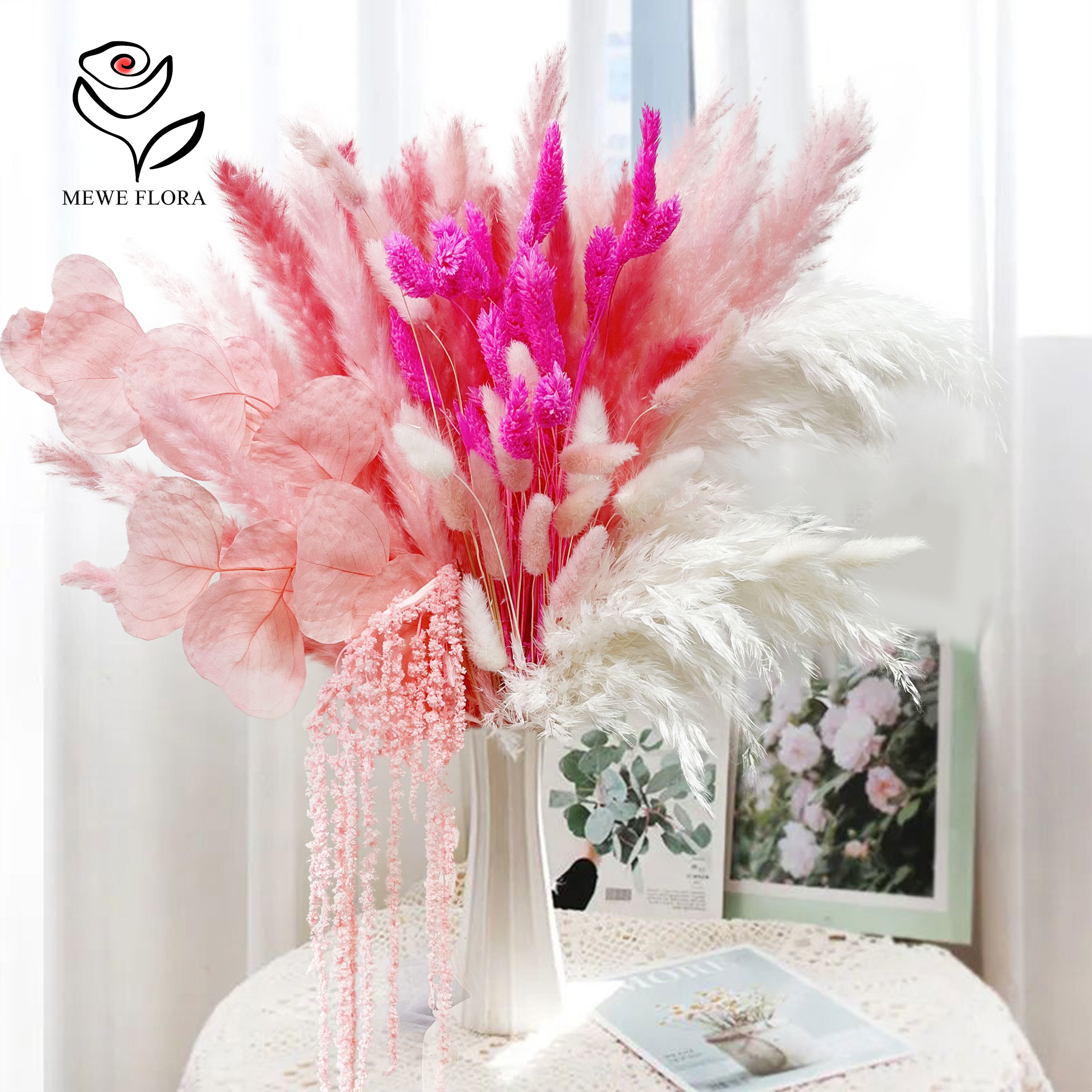 Natural Pampas Pink Dried Flow – Pampas Grass Decor Bewertung und Preis