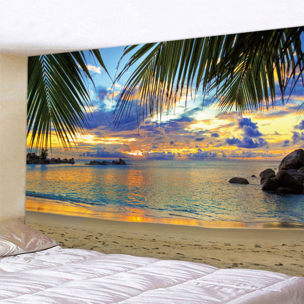 Seaside Beach Sunset Psychedel – Home Decor Hippie Bewertung und Preis