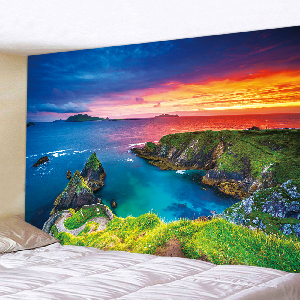 Seaside Beach Sunset Psychedel – Home Decor Hippie Bewertung und Preis