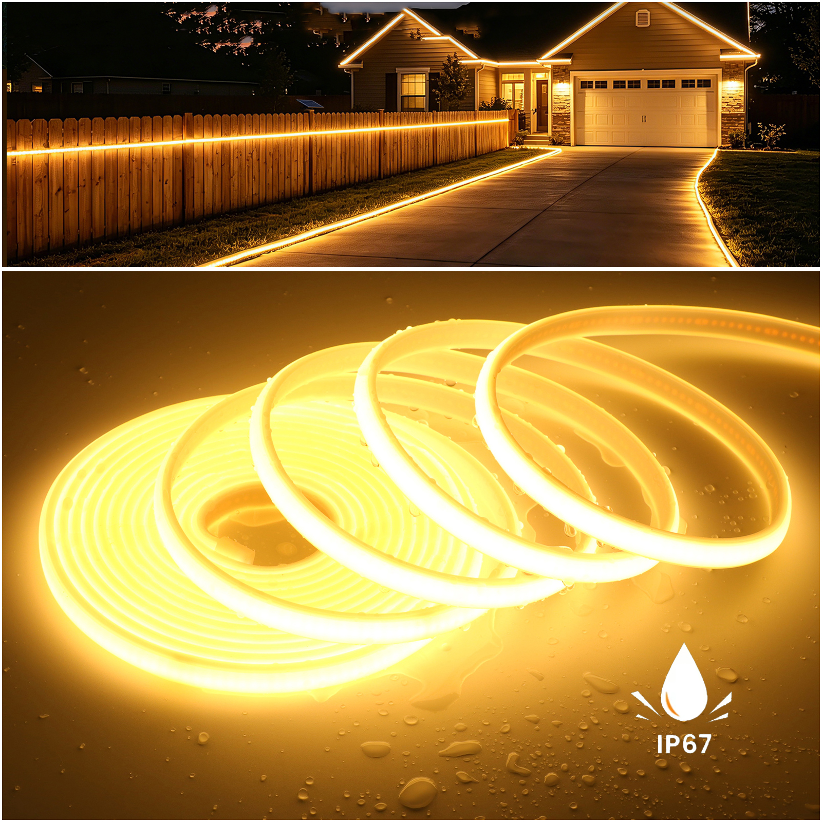 DC12V 24V COB Strip With 2PIN  – Rope Light Decoration Bewertung und Preis