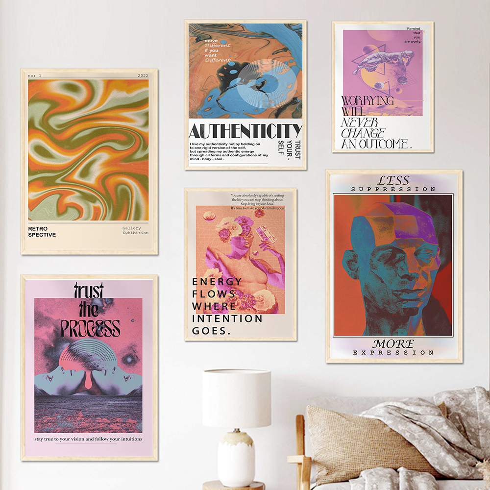 Modern Gradient Psychedelic Ae – Home Decor Hippie Bewertung und Preis