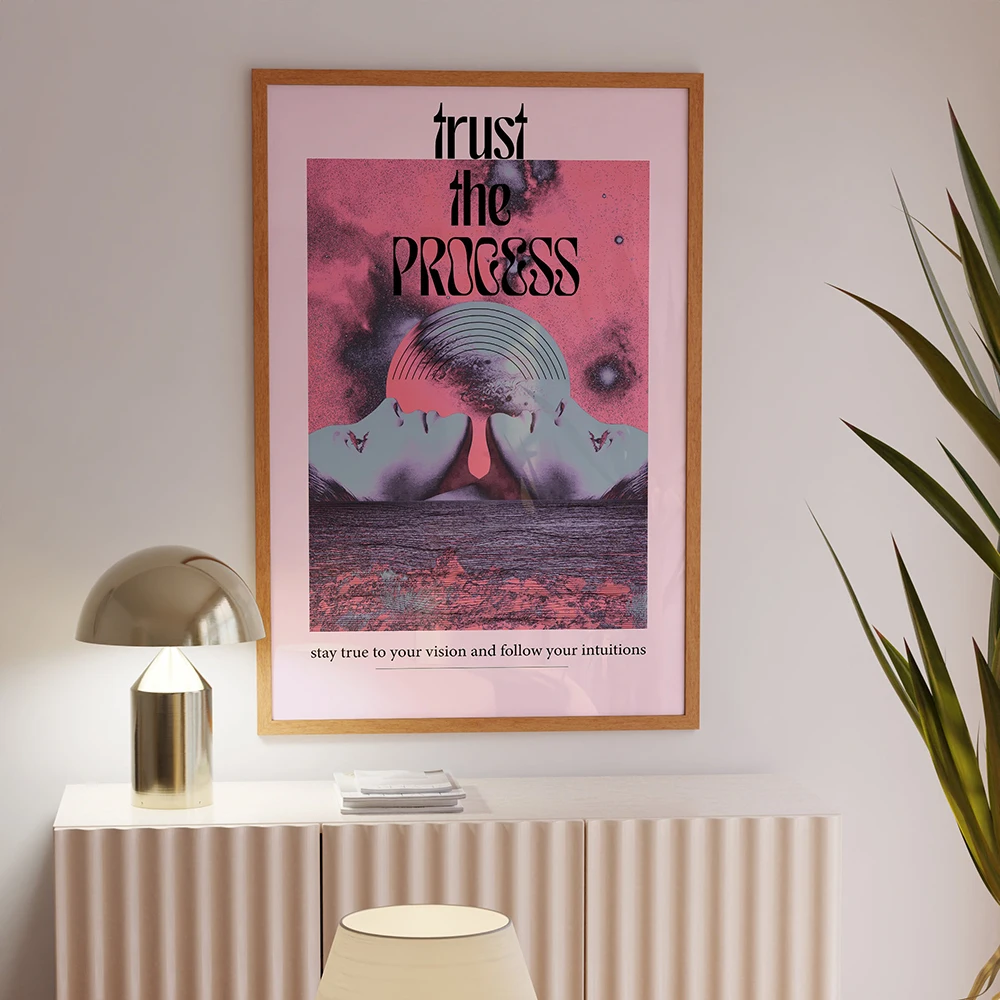 Modern Gradient Psychedelic Ae – Home Decor Hippie Bewertung und Preis
