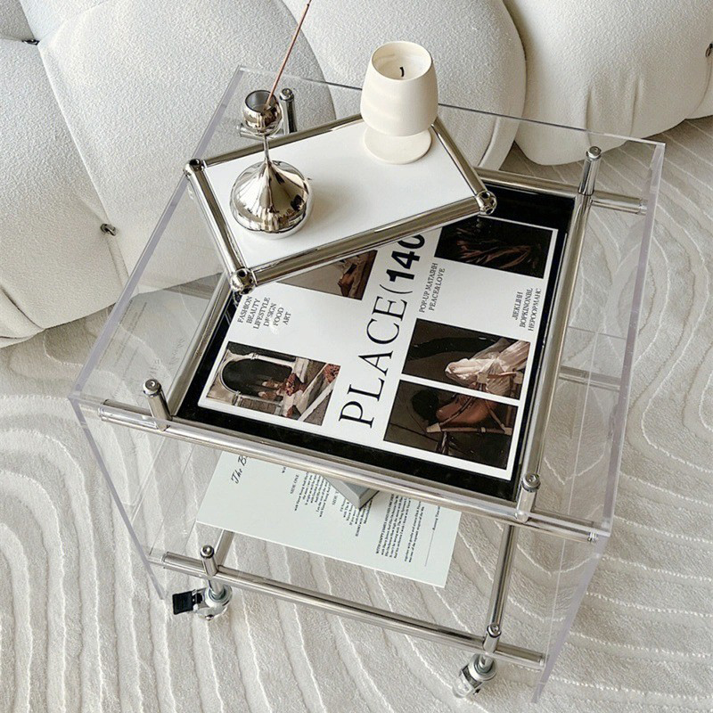 Modern Coffee Table Minimalist – Home Decor On Wheels Bewertung und Preis