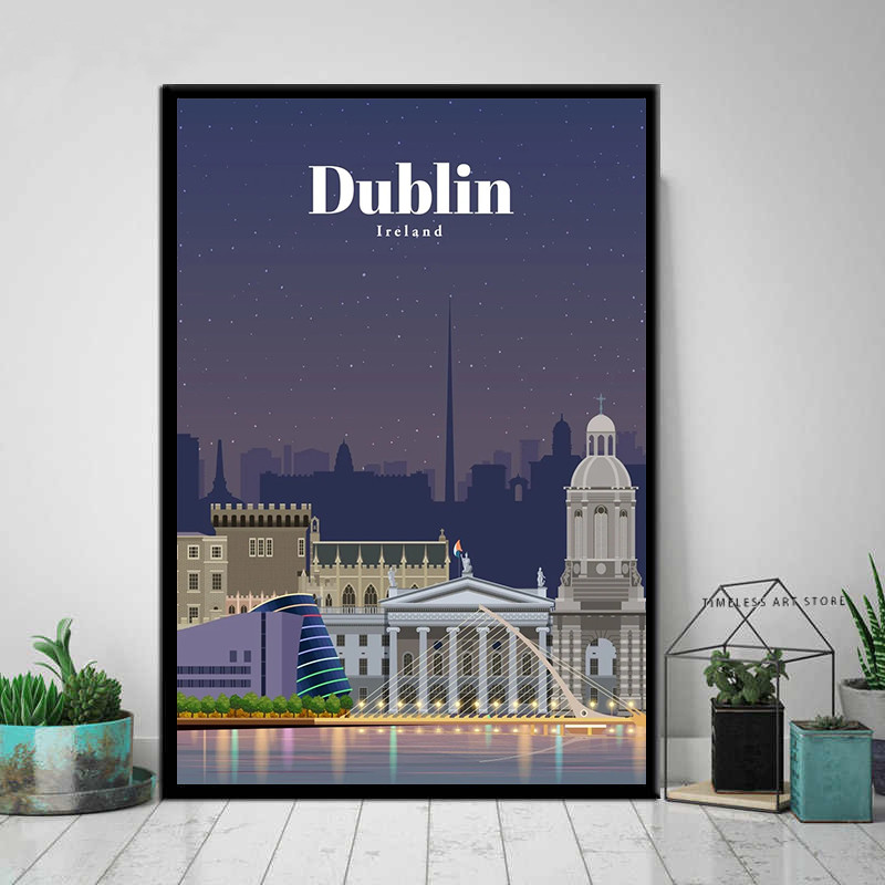 Frameless Tokyo Ottawa Prague  – Geometric Wall Art Bewertung und Preis
