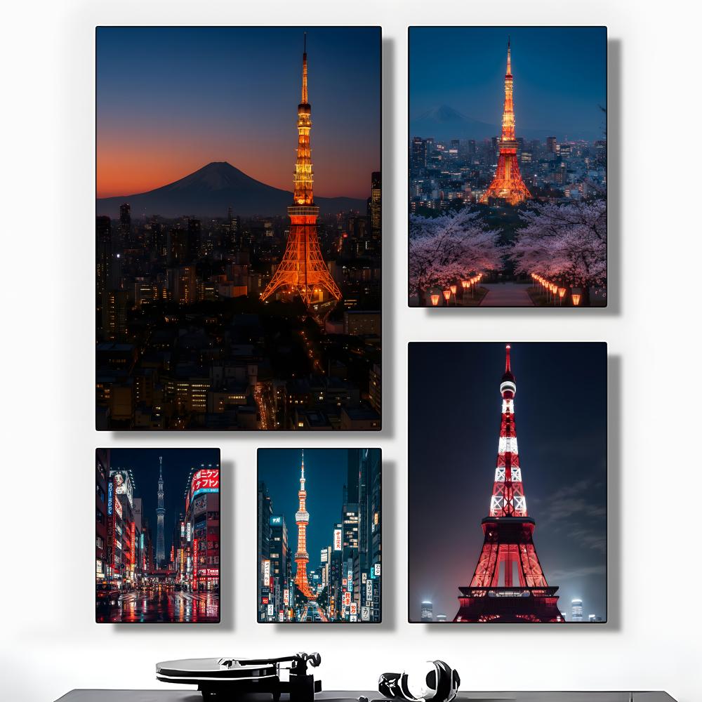 Tokyo Tower Night View Landmar – Home Decor Tokyo Bewertung und Preis