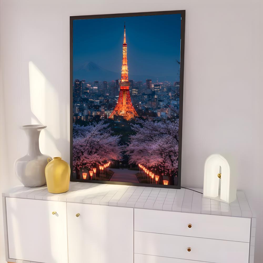 Tokyo Tower Night View Landmar – Home Decor Tokyo Bewertung und Preis