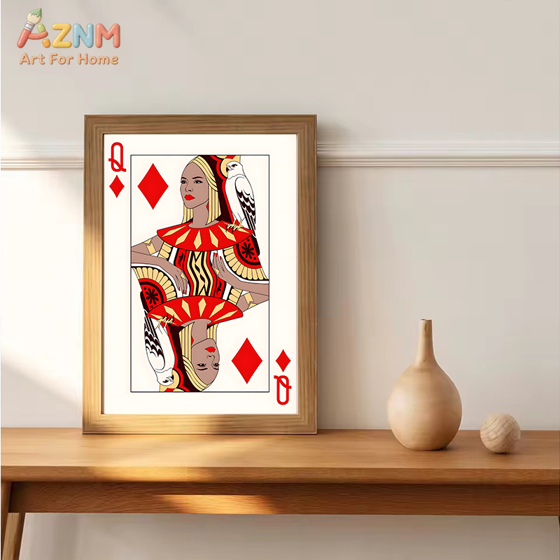 AZNM Romantic King Queen Jack  – Geometric Wall Art Bewertung und Preis