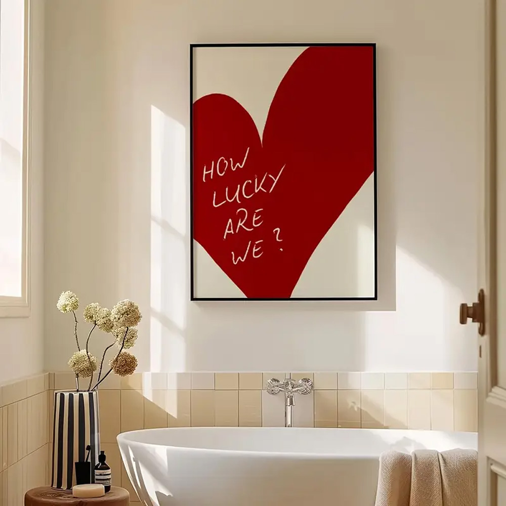 1 Piece Frameless Red Love Hea – Home Decor How To Bewertung und Preis